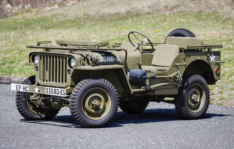 chiếc xe Willys-Overland MB đem vào các chiến trường để phục vụ cho chiến tranh